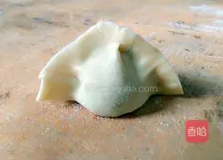 Illustration of making dumplings with loofah stuffing 12