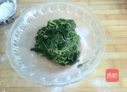 Illustration of how to make sweet potato noodles and mountain vegetable buns 6