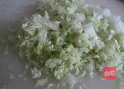 Illustration of how to make cabbage and pork patties 2