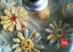 Illustration of how to make flower steamed buns 5