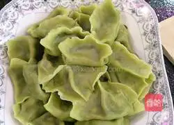 Illustration of how to make spinach dumplings (vegetarian filling) 7