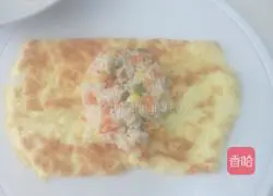 Illustration of how to make fried rice with egg buns (SpongeBob SquarePants) 4
