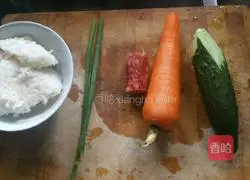 Soy Sauce Egg Fried Rice Recipe Illustration 1