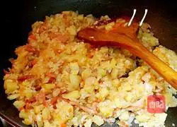Potato Bacon Fried Rice Recipe Illustration 12