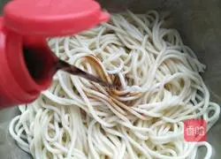 Scallion oil noodles Illustration of how to do it 7