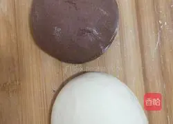Illustration of how to make two-color steamed buns 10