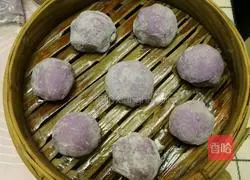 Illustration of how to make purple sweet potato buns 8
