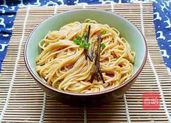 Illustration of how to make scallion oil noodles 11