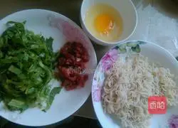 Illustration of how to make small fried noodles 3