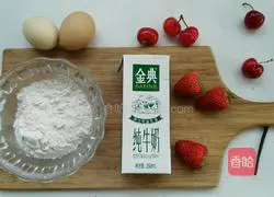 Strawberry waffle (original) recipe 1