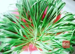 Illustration of how to make leek and egg dumpling filling 2