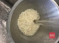 Sri Lankan hand-cooked rice Illustration of how to make rice 1