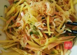 Illustration of how to make potato shredded egg pancake 5