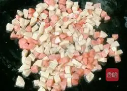 Meatballs, ham and fried rice recipe 5