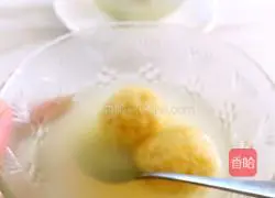 Illustration of how to make sweet potato and bean paste dumplings 11