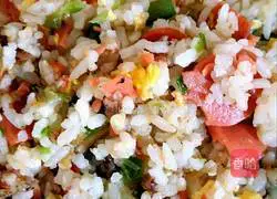 Illustration of homemade egg fried rice 16