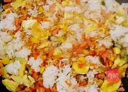 Colorful Fried Rice Recipe Illustration 5