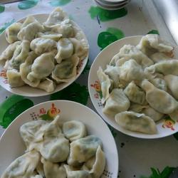 Dumplings stuffed with chives