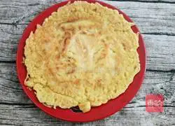 Illustration of how to make egg pancakes with shredded carrots 9