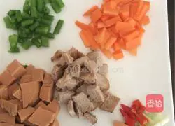 Illustration of how to make Sanding Fried Rice 3