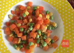 Illustration of how to make assorted fried rice with sausage and shrimp 3