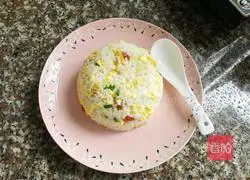 Cantonese Sausage and Egg Fried Rice Recipe Illustration 9