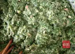 Illustration of how to make shepherd’s purse dumplings 6