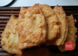 Illustration of how to make fried steamed bun slices 3