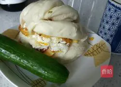 Illustration of how to make slimming toad nutritious sandwich breakfast set 7