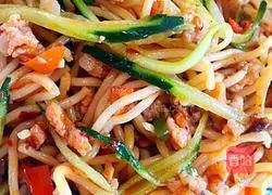 Minced meat Illustration of how to make hot noodles 11