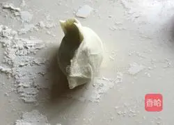 Illustration of how to make three fresh stuffed dumplings 16