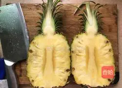 Pineapple, Shrimp, Egg Fried Rice Recipe Illustration 3