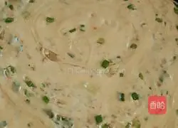 Illustration of how to make green onion and sesame layer cake 10