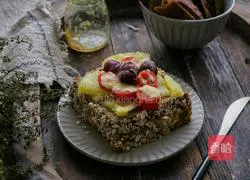 Illustration of how to make fruit sandwich 2