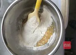 Illustration of how to make sesame and peanut shortbread 4