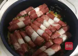 Illustration of Braised Rice with Vegetables and Meat 3