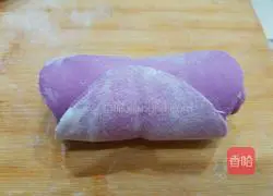 Illustration of how to make purple sweet potato and rose steamed buns 13
