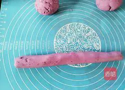 Illustration of how to make purple potato glutinous rice balls 7