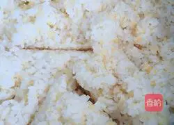 Illustration of how to make sausage and mixed fried rice 2