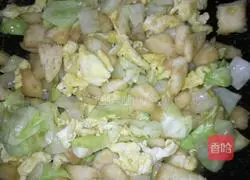 Illustration of how to make fried steamed buns with cabbage 5