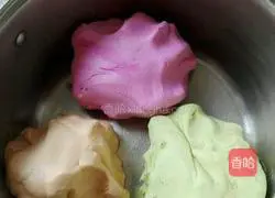 Illustration of how to make colorful sesame glutinous rice balls 7