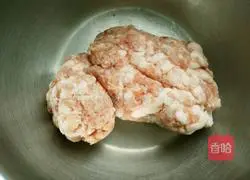 Watermelon rind and pork wontons Illustration of how to do it 4