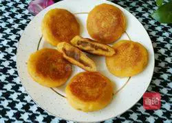 Sweet potatoes Illustration of how to make jujube cake 13