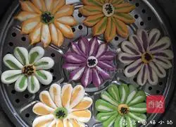 [Flower Steamed Bun] Recipe 18