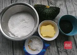 Illustration of how to make pumpkin glutinous rice balls 1