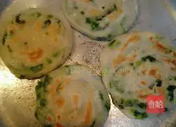 Illustration of how to make scallion pancakes 14