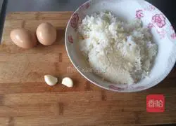 Egg Illustration of how to make fried rice 2