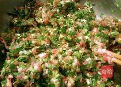 Illustration of how to make leek and pork dumplings 1