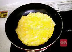 Illustration of how to make egg rice cake 7