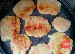 Illustration of how to make potato ham cake 4